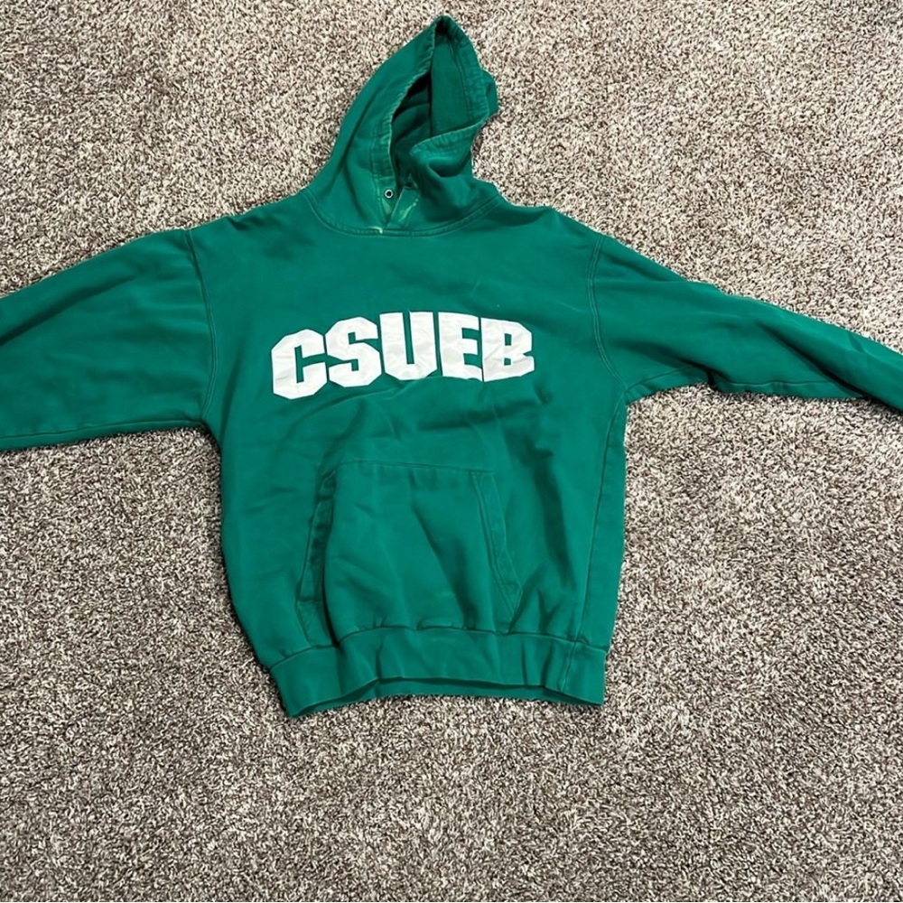 Green CSUEB Men's Hoodie Sweater